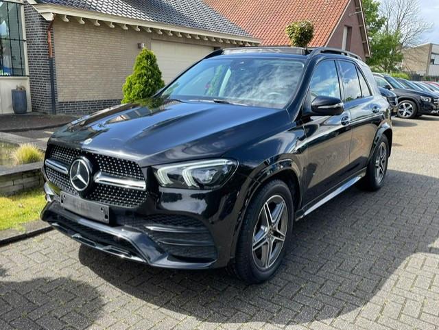 Mercedes-Benz GLE-klasse 350 de 4MATIC AMG LINE CAMERA NAVI, Auto's, Mercedes-Benz, Automaat, GLE, Zwart, Leder