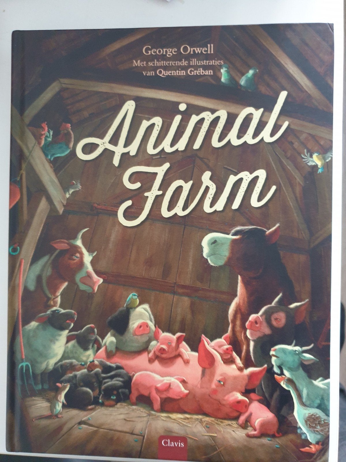 George Orwell - Animal Farm HARDCOVER Clavis jeugd boek, Enlèvement ou Envoi, Comme neuf, George Orwell