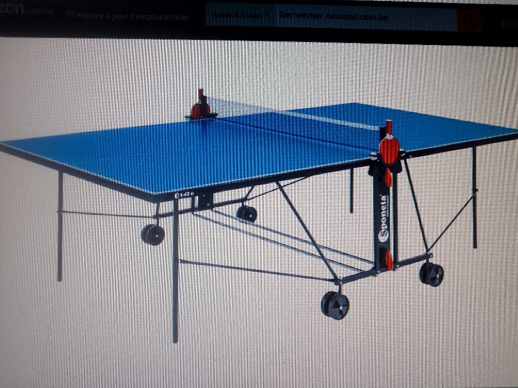 table ping pong dimensions officielles pliable SPONETA, Sports & Fitness, Ping-pong, Enlèvement, Utilisé, Pliante