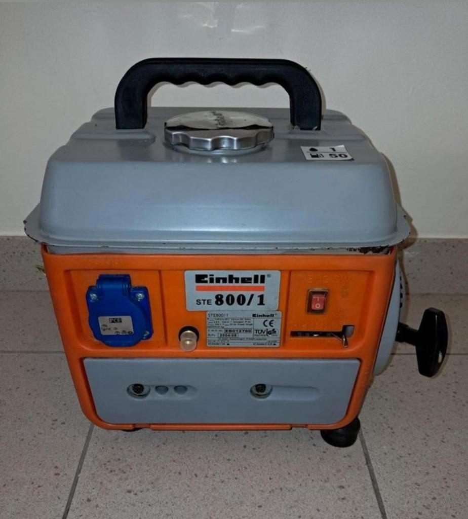Aggregraat / Stroomgenerator, Bricolage & Construction, Réduction de bruit, Utilisé, Essence, Moins de 5 kVA