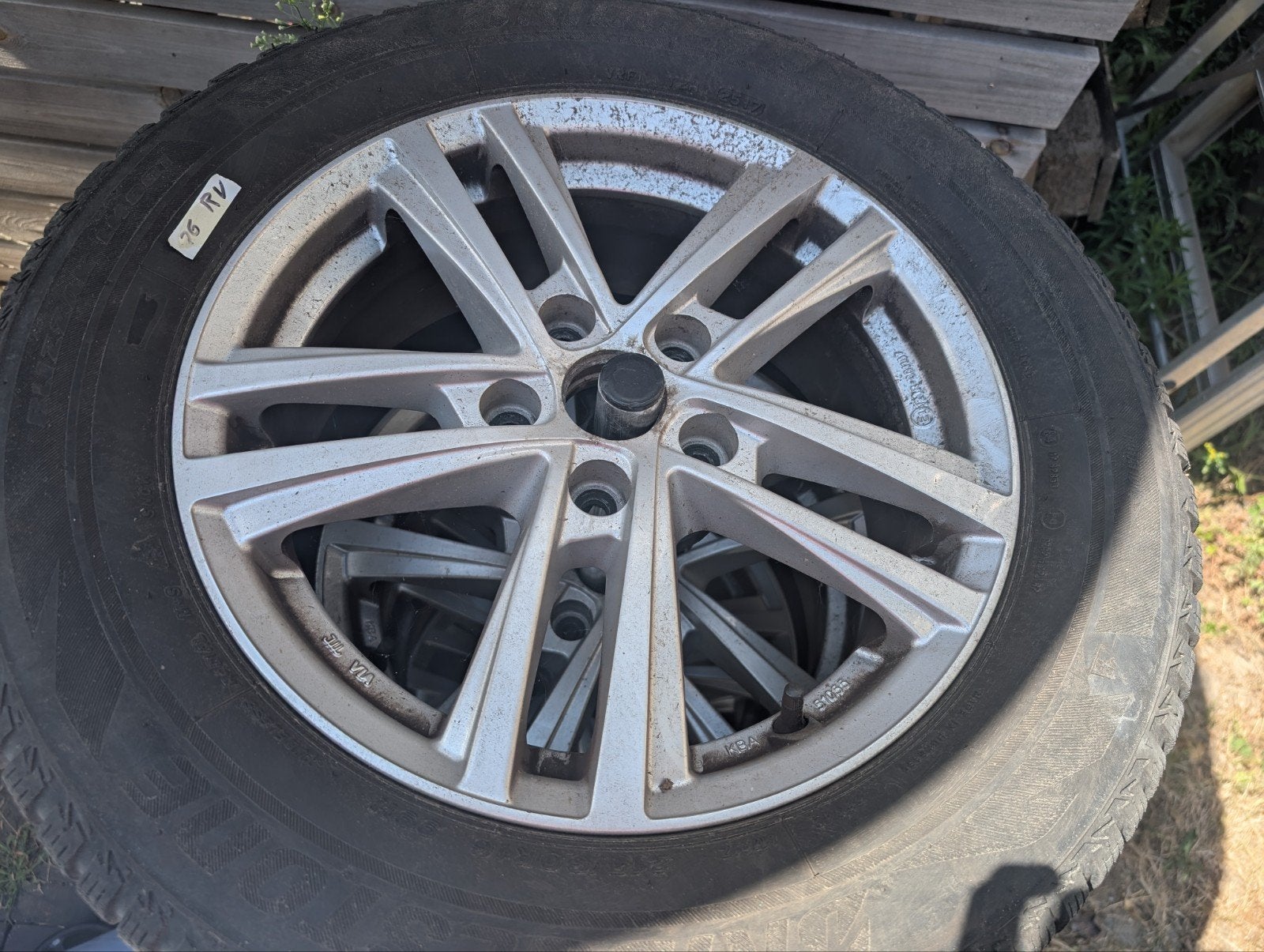 4x 16 inch alu velgen SEAT, Ophalen, Velg(en), 16 inch, Winterbanden