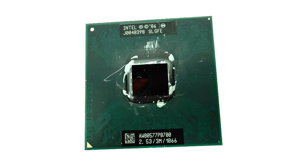 Intel Core 2 Duo P8700 laptop CPU 2.53 Ghz goede staat, Computers en Software, Gebruikt, 2-core, Socket 478, 2 tot 3 Ghz