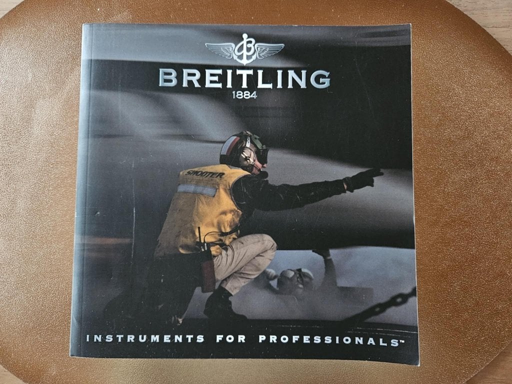 Catalogue BREITLING Chronolog 2 année 2001 montres, Livres, Catalogues & Dépliants, Enlèvement ou Envoi, Utilisé, Catalogue