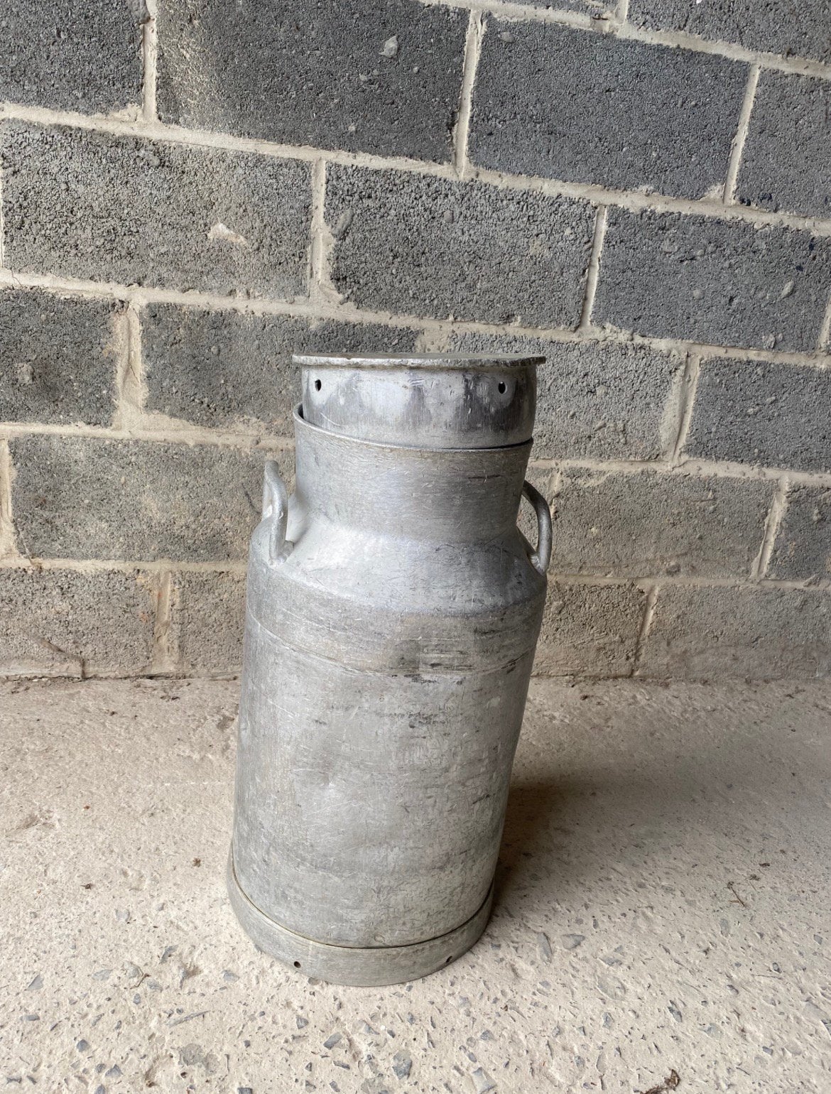 Pot à lait en aluminium, Jardin & Terrasse, Enlèvement ou Envoi, Comme neuf