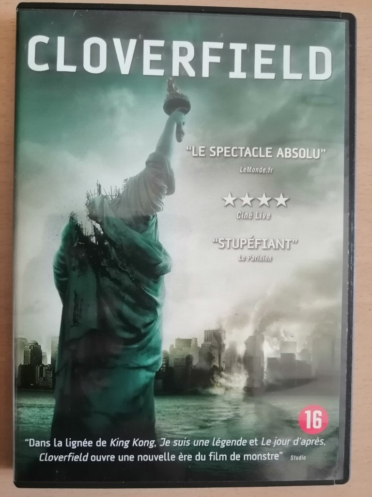 DVD Cloverfield  2008 ‧ Horreur/SF ‧ 1h 25m, Enlèvement ou Envoi, Anglais, Horreur, Néerlandais