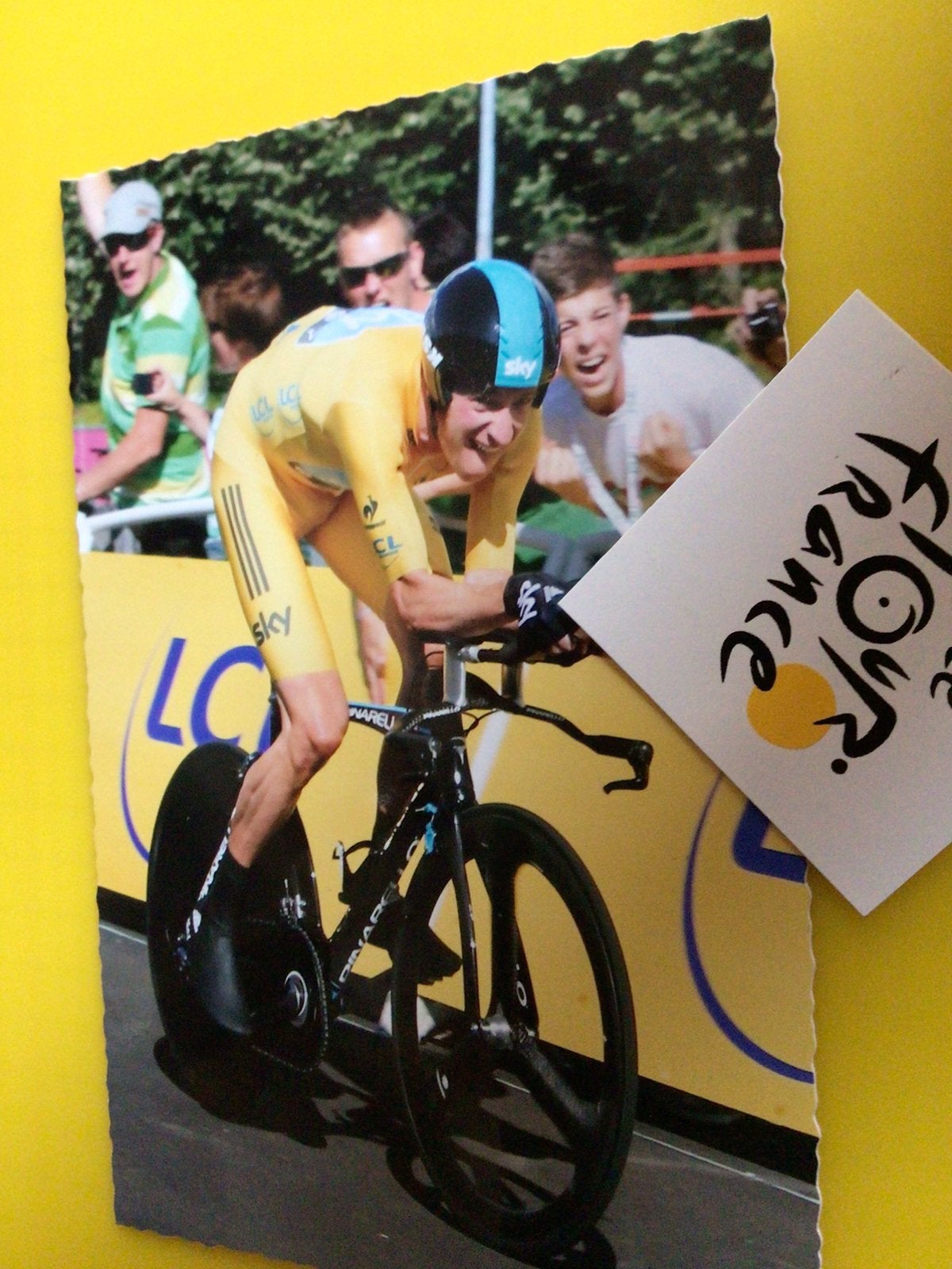 Wielerkaart 2012 tour de france bradley wiggins, Sports & Fitness, Cyclisme, Envoi