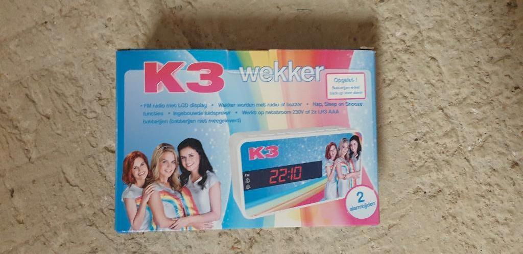 K3 wekkerradio, Ophalen of Verzenden, Zo goed als nieuw, Digitaal