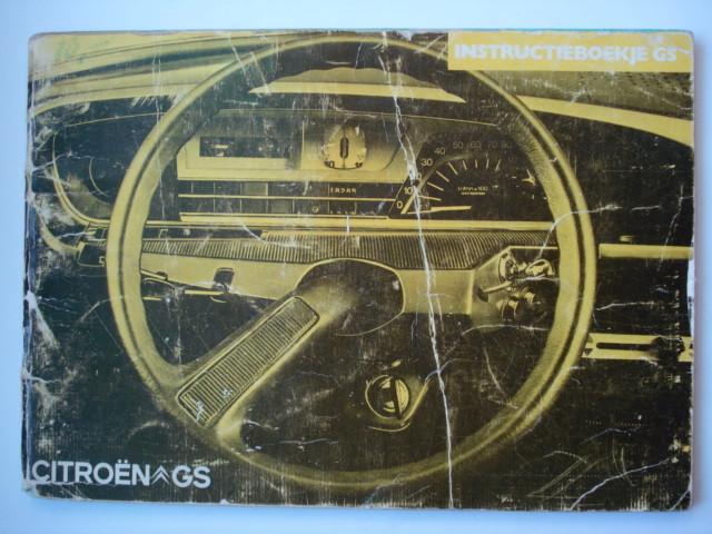 Citroën GS Instructieboekje 1972, Auto diversen, Handleidingen en Instructieboekjes, Verzenden