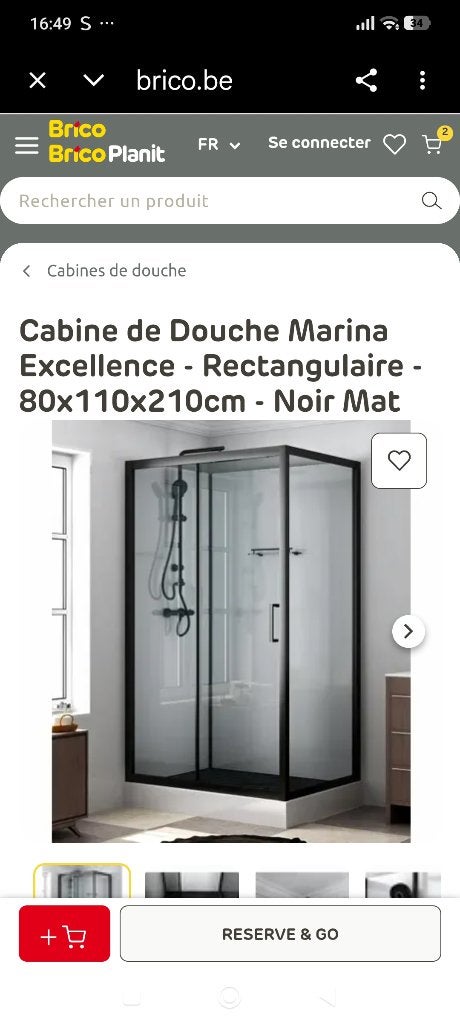 Cabine de douche, Enlèvement, Utilisé