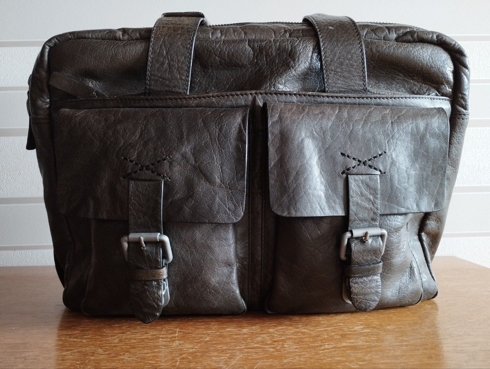 laptoptas boekentas
bruin lederen tas
ook geschikt als lapto, Computers en Software, Ophalen, Bruin