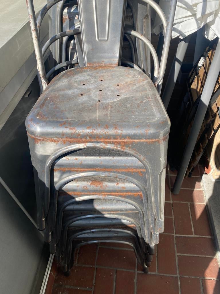 Metalen Bolero Bristo stoelen (Lot 15 stoelen), Ophalen, Gebruikt, Meubilair