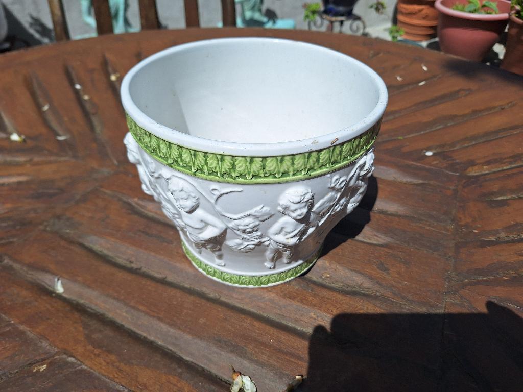 Italiaanse keramische cachepot, Antiek en Kunst, Ophalen