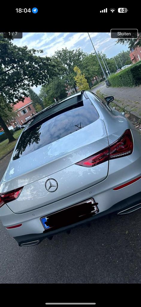 Mercedes cla coupe 180d amg line night pakket, Auto's, Automaat, CLA, Euro 6, Alcantara