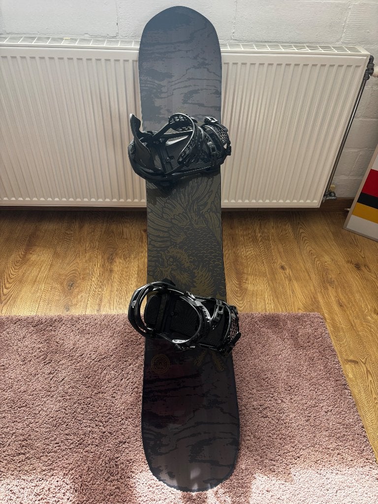 Snowboard Rossignol + nidecker supermatic, Enlèvement, Comme neuf, Planche
