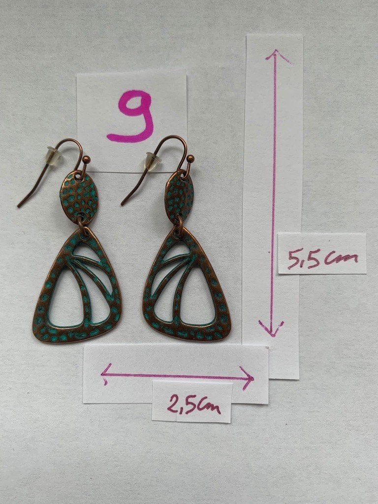 Superbes nouvelles boucles d'oreilles — style Boho/Ibiza, Neuf, Autres couleurs, Autres matériaux, Pendantes