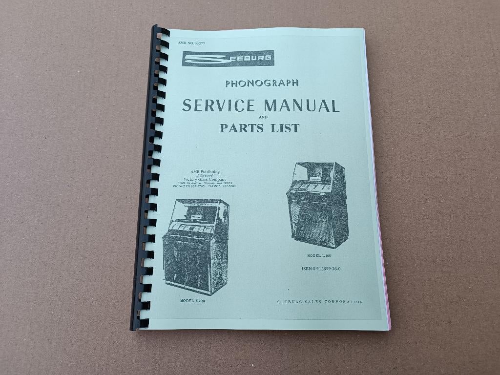 Service Manual: Seeburg KD-200/ L100 (1957) jukebox Nieuw !!, Collections, Machines | Jukebox, Seeburg, Envoi