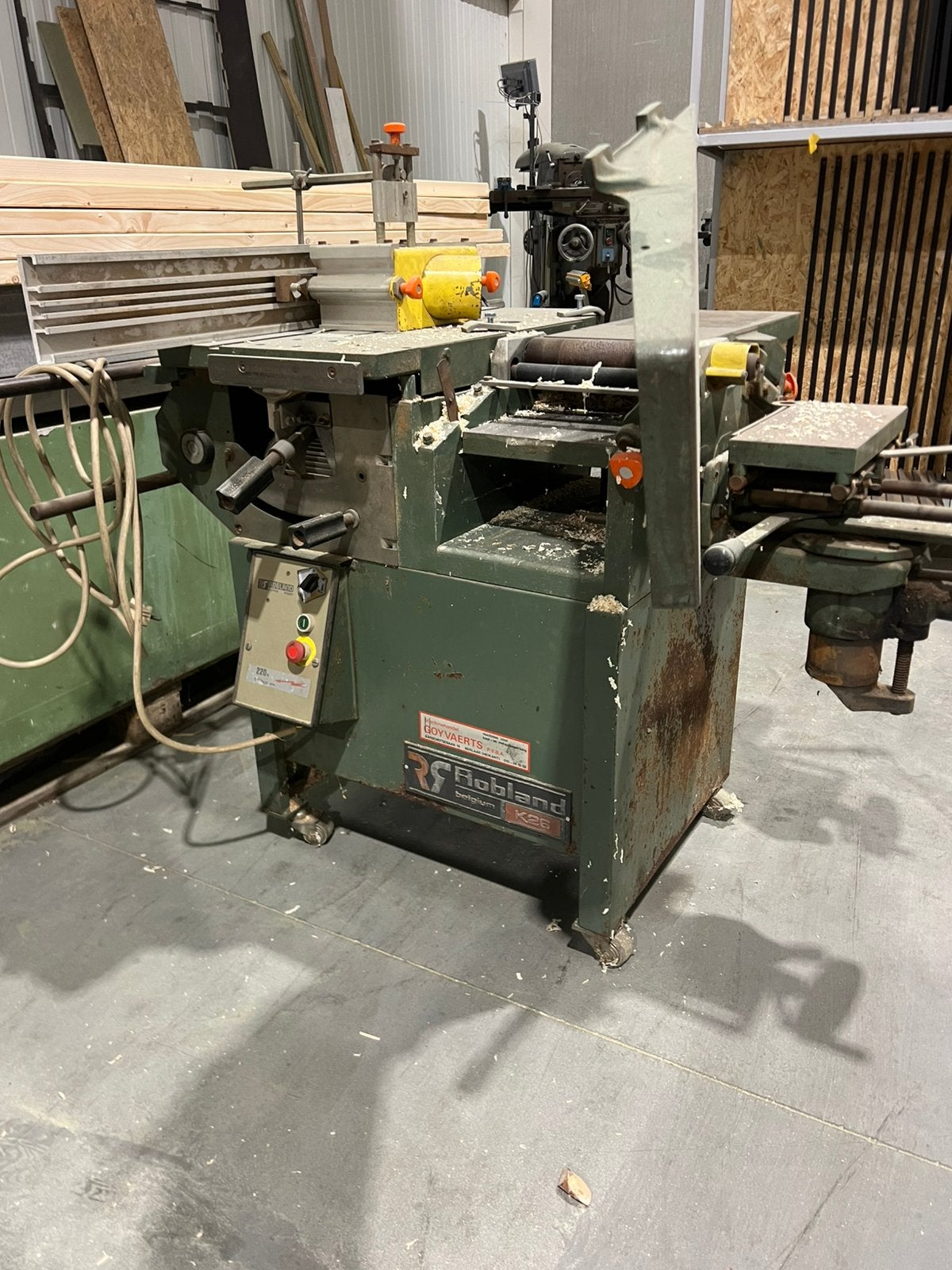 Robland k26 combinatiemachine 220v, Ophalen of Verzenden, Zo goed als nieuw