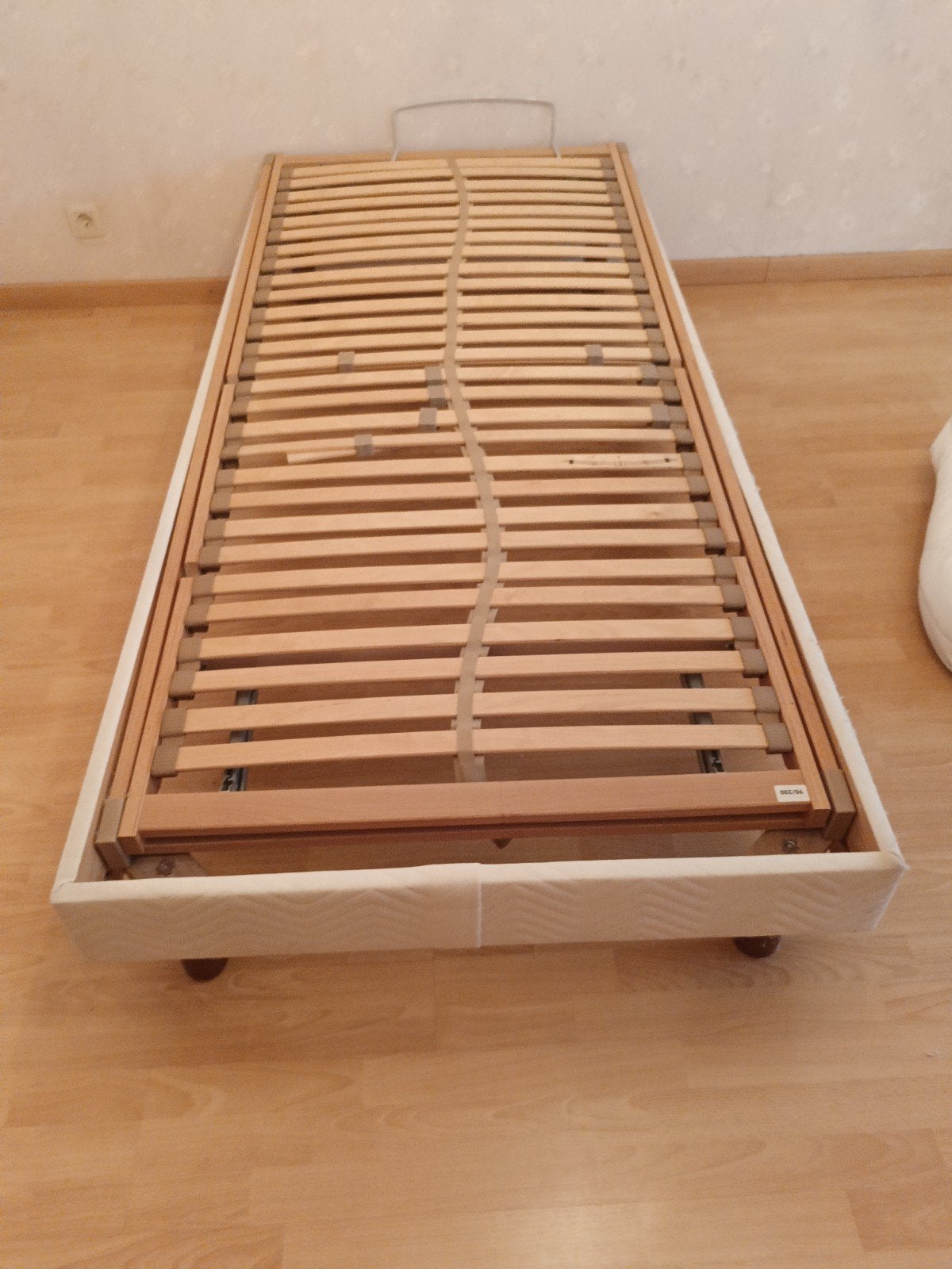 1 persoonsbed( verstelbare lattenbodem), Huis en Inrichting, Ophalen, Verstelbaar, 90 cm, Eenpersoons