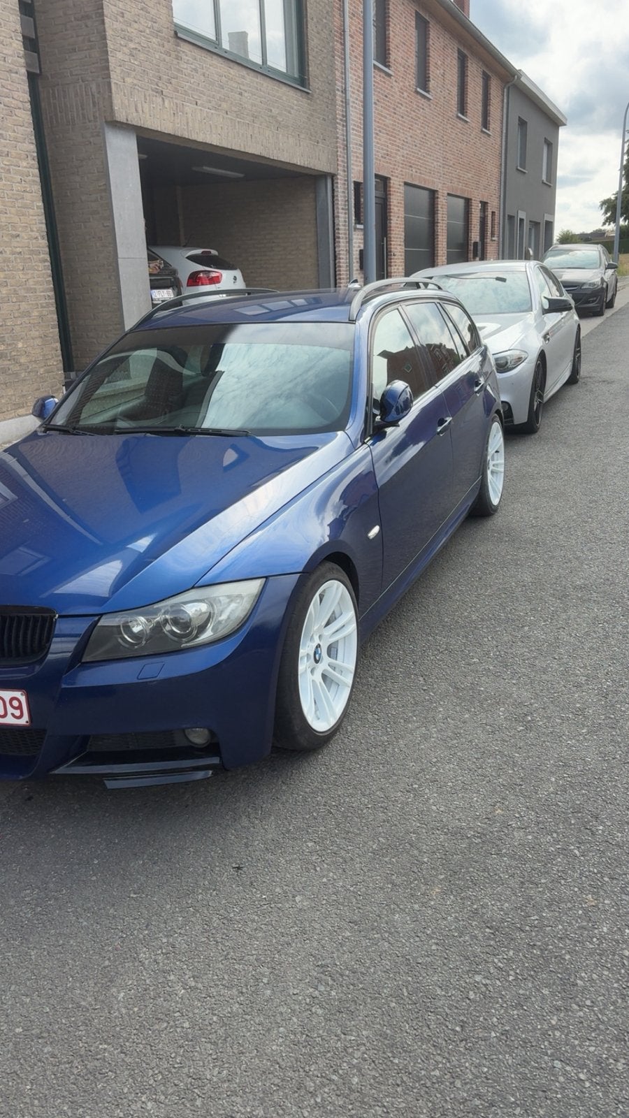 Bmw 320d 2006 m47 motorblok 45000km, Achterwielaandrijving, Zwart, Blauw, Android Auto