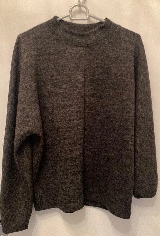 Liberty gemêleerde trui met opstaande kraag – Maat L, Kleding | Dames, Truien en Vesten, Bruin, Maat 42/44 (L), Zo goed als nieuw