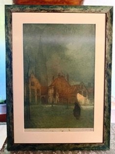lino,schilderij, Antiek en Kunst, Ophalen