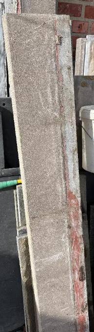 Oude arduinen vensterbanken, Doe-het-zelf en Bouw, Plinten en Afwerking, Ophalen, Gebruikt, 100 tot 150 cm, Vensterbanken