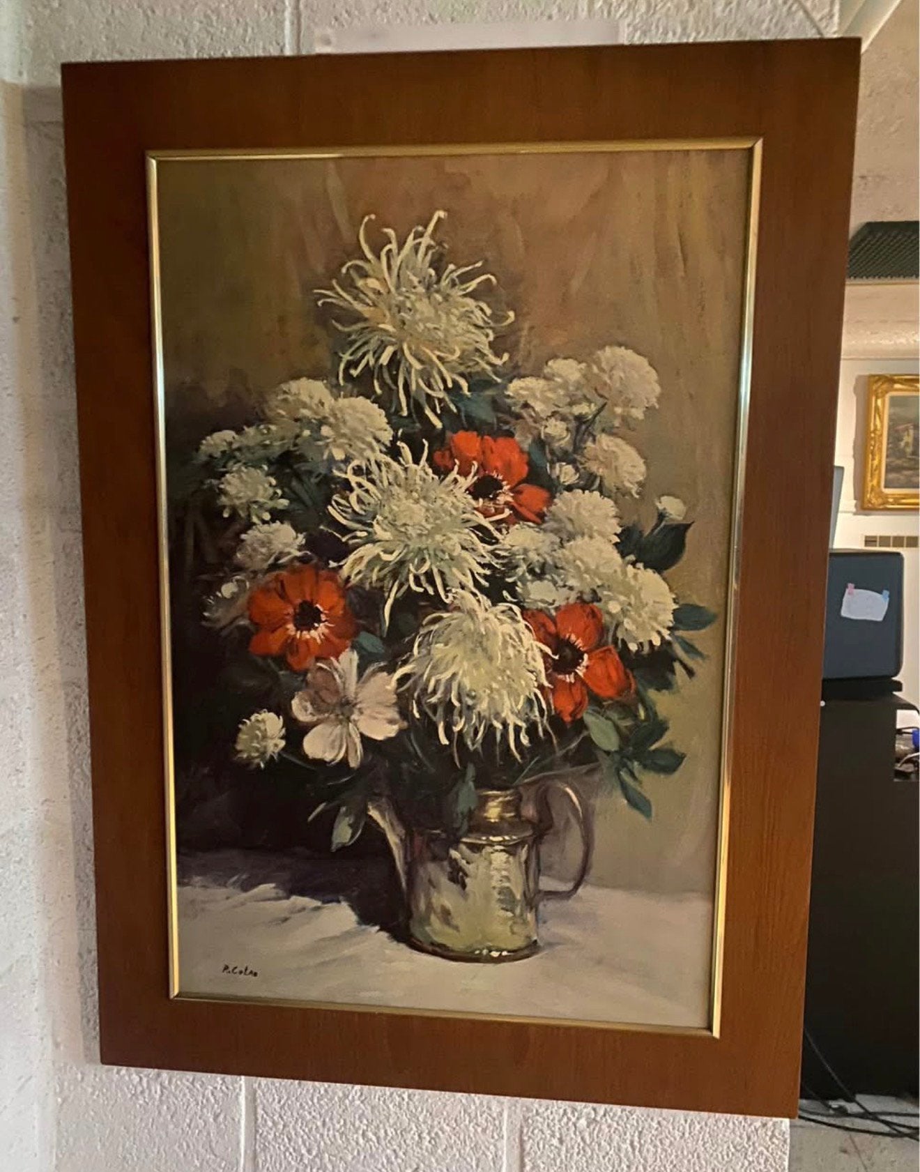 Mooi groot schilderij te koop, Ophalen