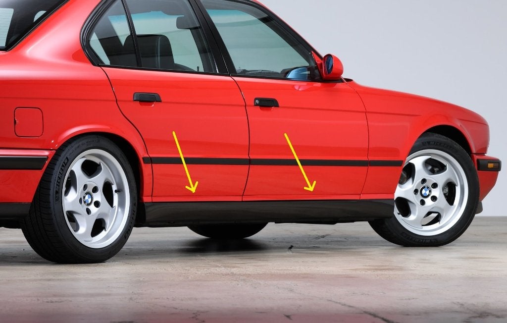 Kit de garniture de porte E34 M5/Mtech, Enlèvement, BMW, Porte