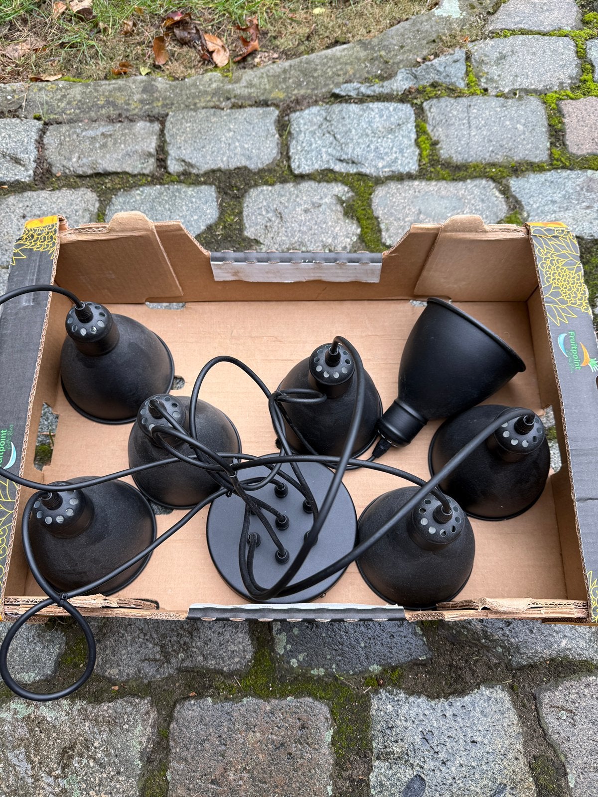 Hanglamp met 7 koppen, Enlèvement, Comme neuf