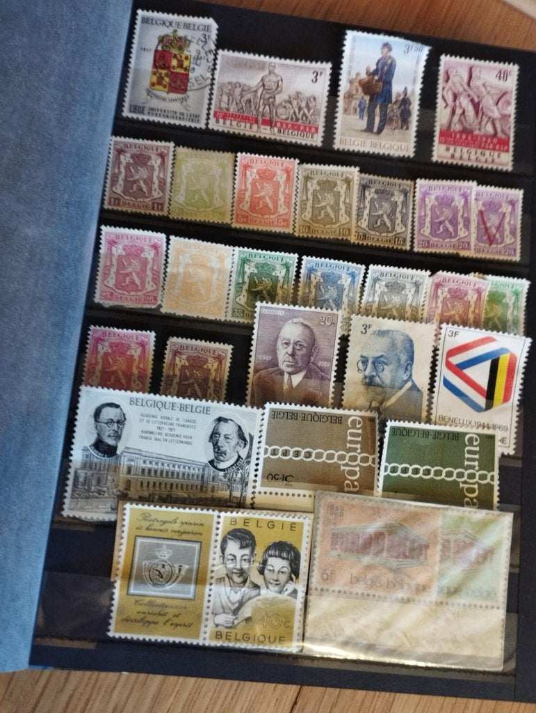 Collection de timbres / Belgique, Enlèvement