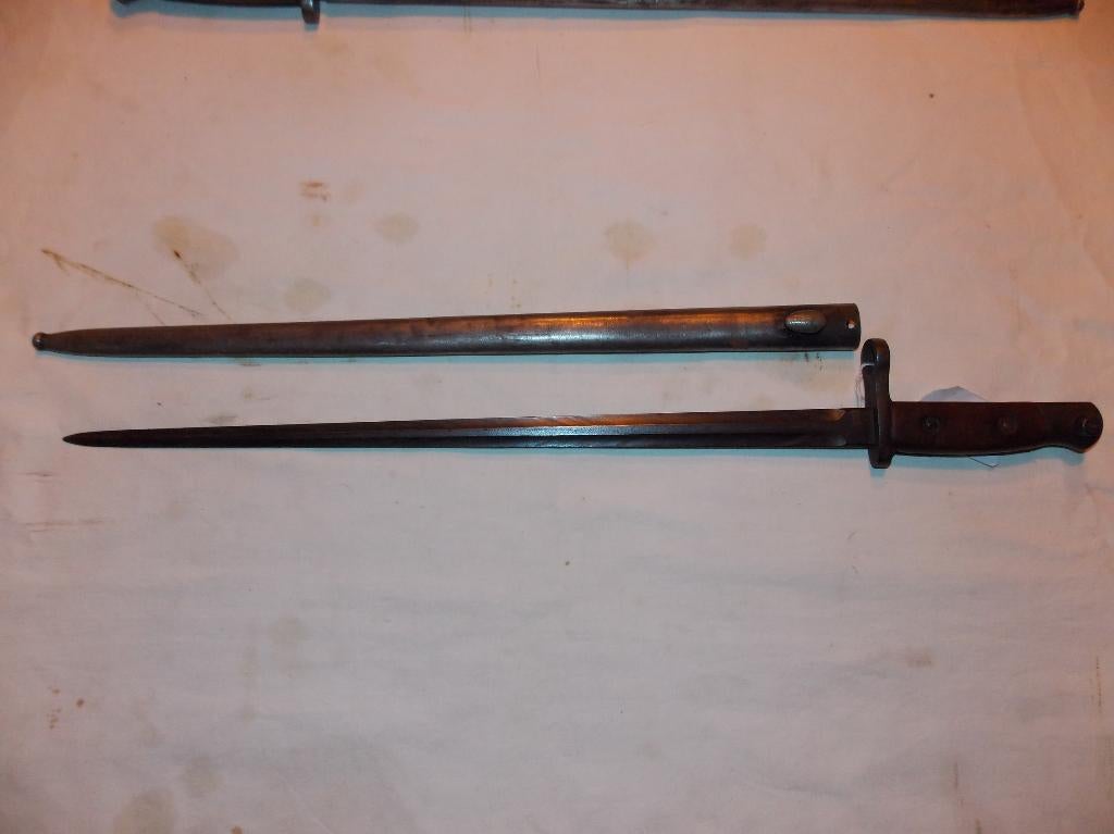 WWI Belgische M1916 bajonet (B), Ophalen of Verzenden, Landmacht, Zwaard of Sabel