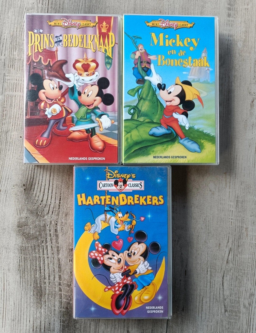VHS Mickey, Ophalen of Verzenden, Gebruikt, Nederlands, VHS