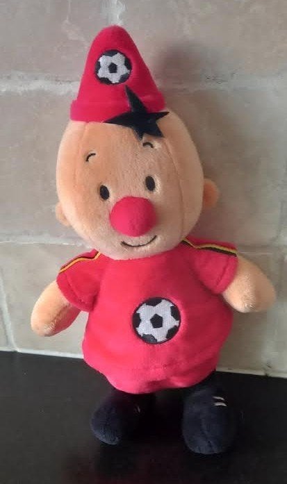 Bumba Knuffel "Voetballer België"  24 cm, Ophalen of Verzenden, Zo goed als nieuw, Wasbaar
