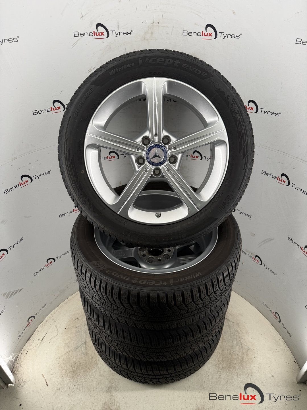snow Mercedes A-klasse B-klasse C-klasse W177 Vito GLA V V-, Gebruikt, -, -, Banden en Velgen