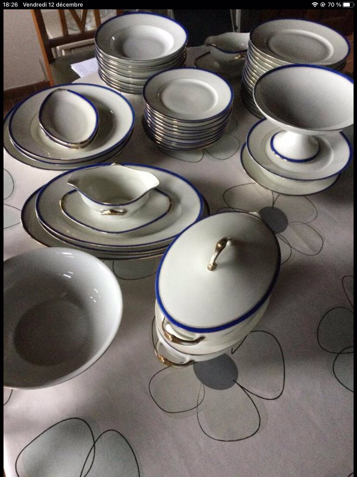 SERVICE DE TABLE LIMOGES