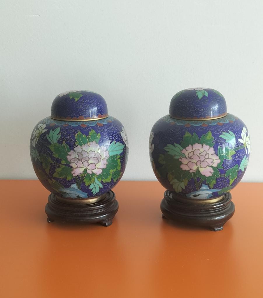 Cloisonné vaasjes, Antiek en Kunst, Ophalen