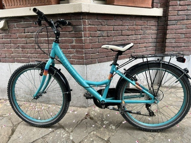 Leuke meisjesfiets, Ophalen, Granville, Velgrem, Handrem