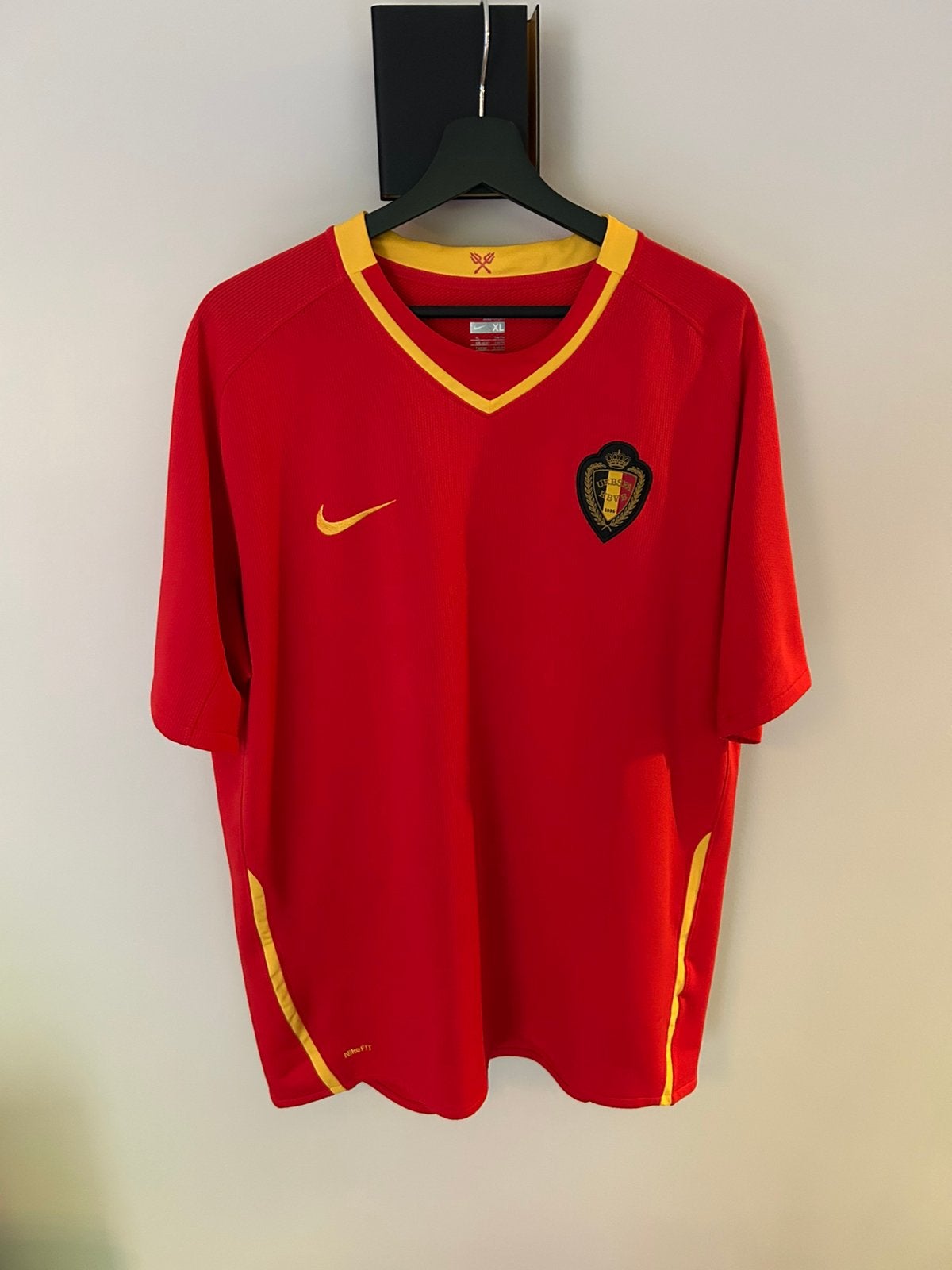 Maillot Belgique 2008, Sports & Fitness, Football, Taille XL, Enlèvement ou Envoi, Comme neuf, Maillot