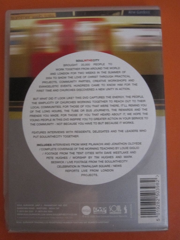 Soulinthecity Londres, CD & DVD, Tous les âges, Enlèvement ou Envoi, Comme neuf, Anglais