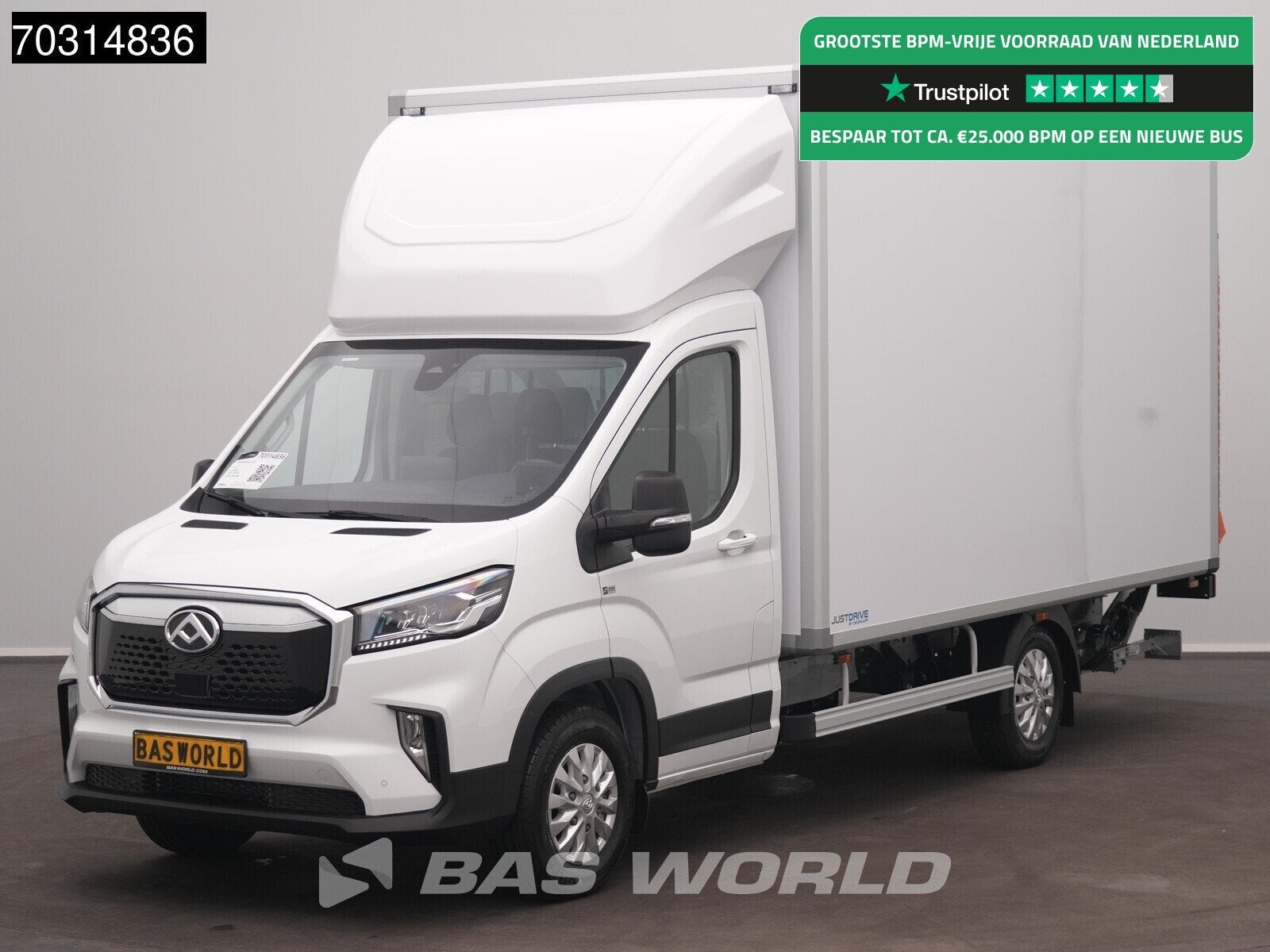 Maxus eDeliver 9 Elektrische Bakwagen Laadklep 65kWh LED Air, Autos, Neuf, Achat, 750 kg, Entreprise