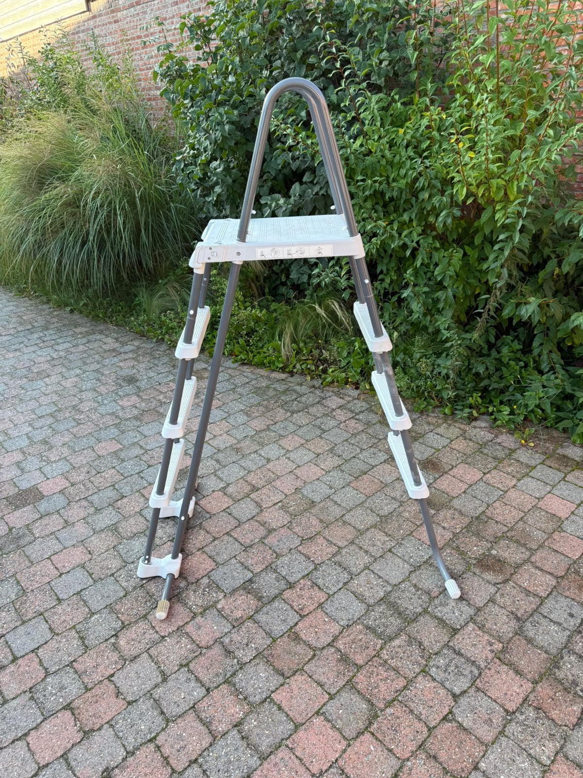 Intex deluxe zwembad veiligheidsladder, Tuin en Terras, Ophalen, Gebruikt
