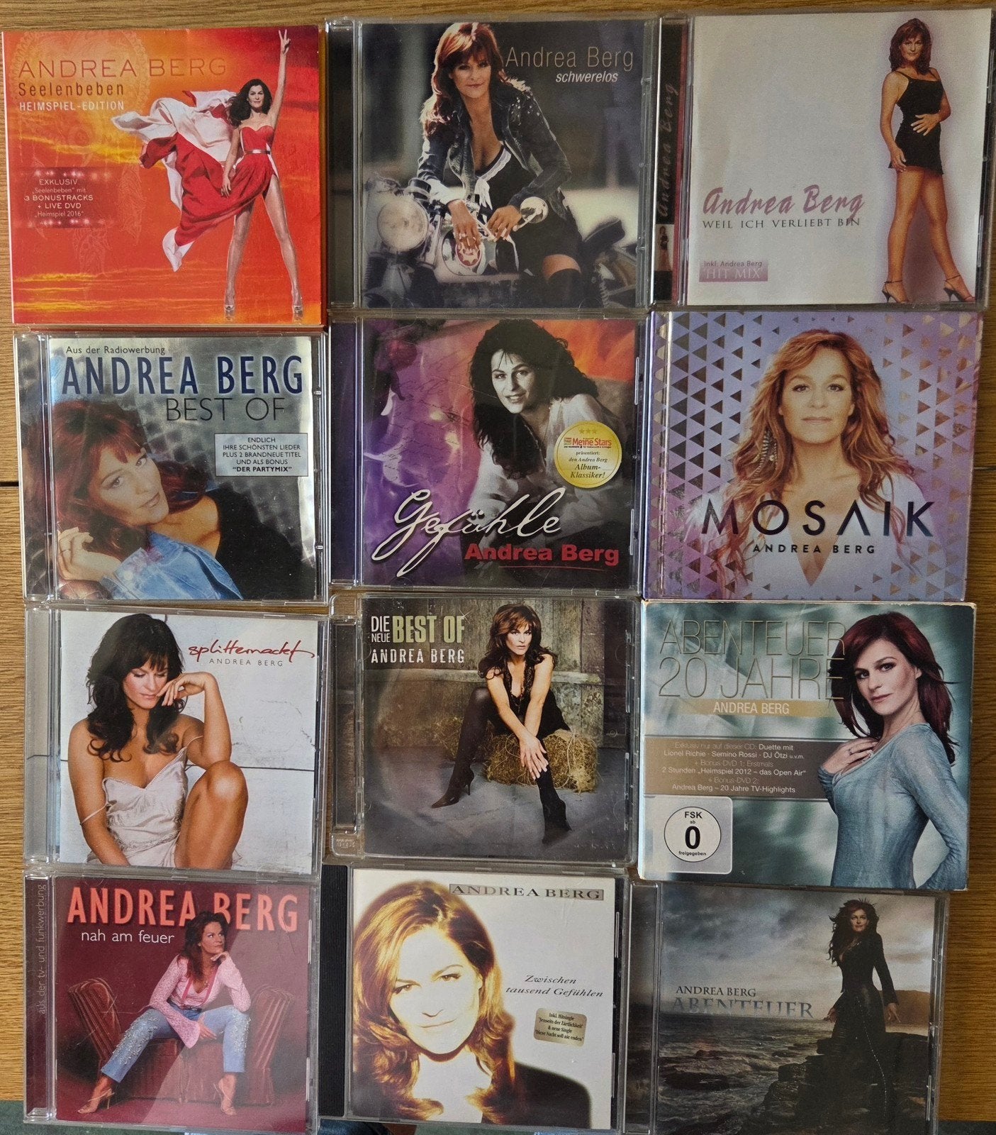 lot Andrea Berg cd's, CD & DVD, CD | R&B & Soul, Enlèvement ou Envoi