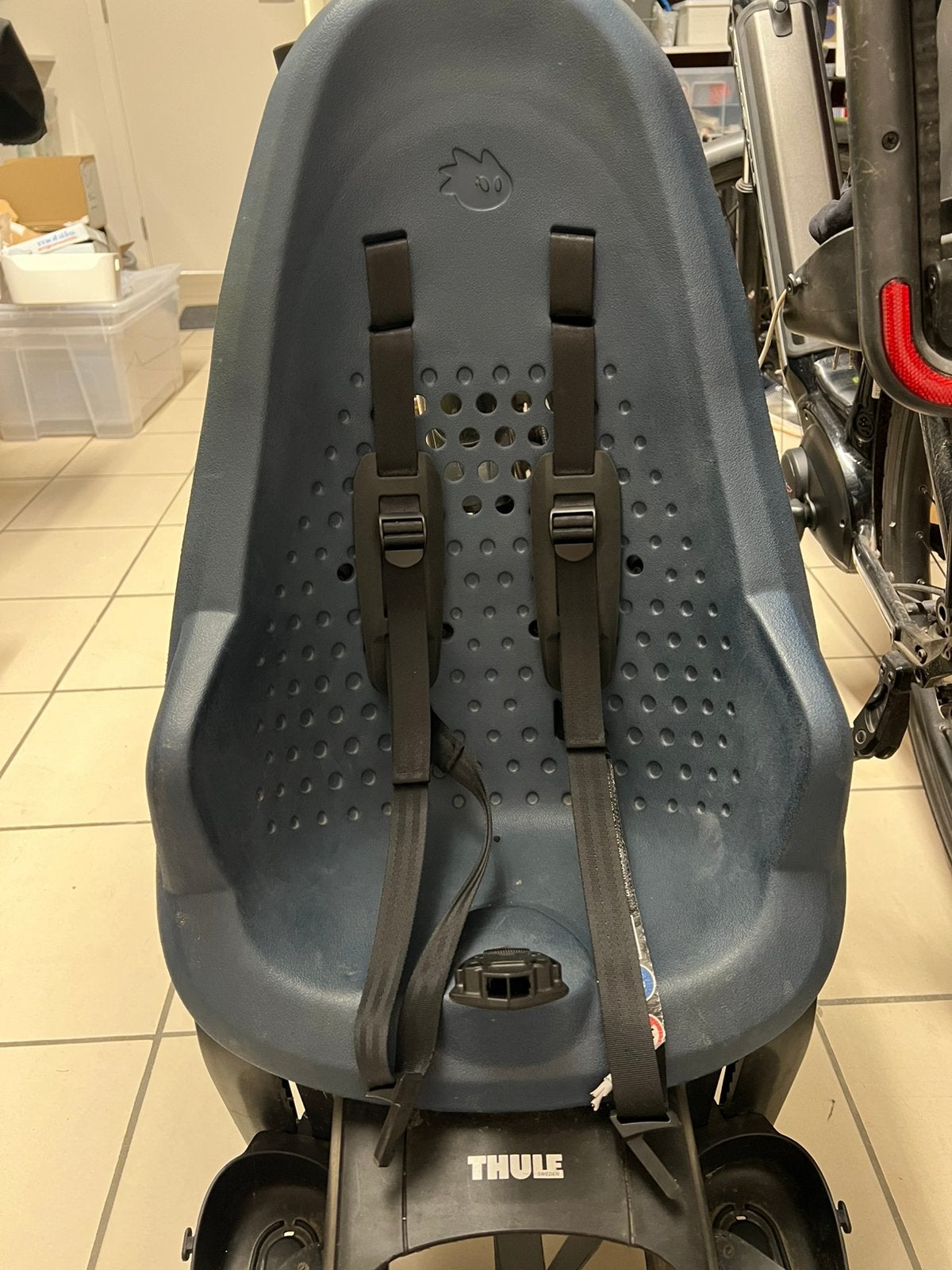 FD1301B Yepp Maxi 2 achterdrager zitje blauw, Fietsen en Brommers, Fietsaccessoires | Fietsstoeltjes, Achterzitje, Ophalen, 15 t/m 25 kg