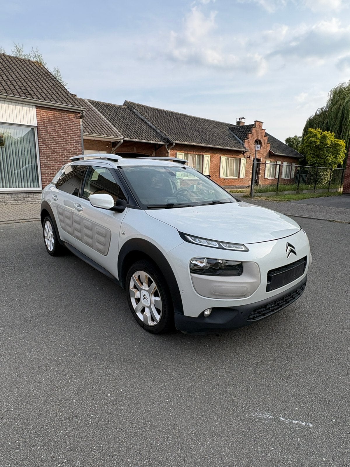 Citrioen c4 cactus 2017 1.2 benzine, Auto's, Automaat, Euro 6, Wit, 5 deurs