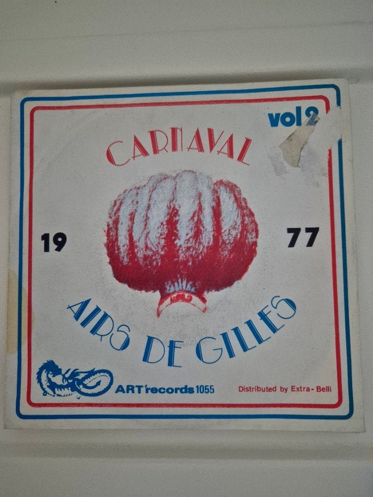Carnaval Binche Airs de gilles 1977, Enlèvement ou Envoi