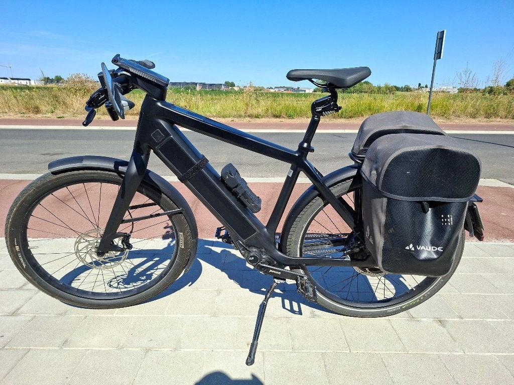 Stromer ST3 Pinion Sport Black - maat L - 2023, 50 km par batterie ou plus, Utilisé, Stromer, Enlèvement