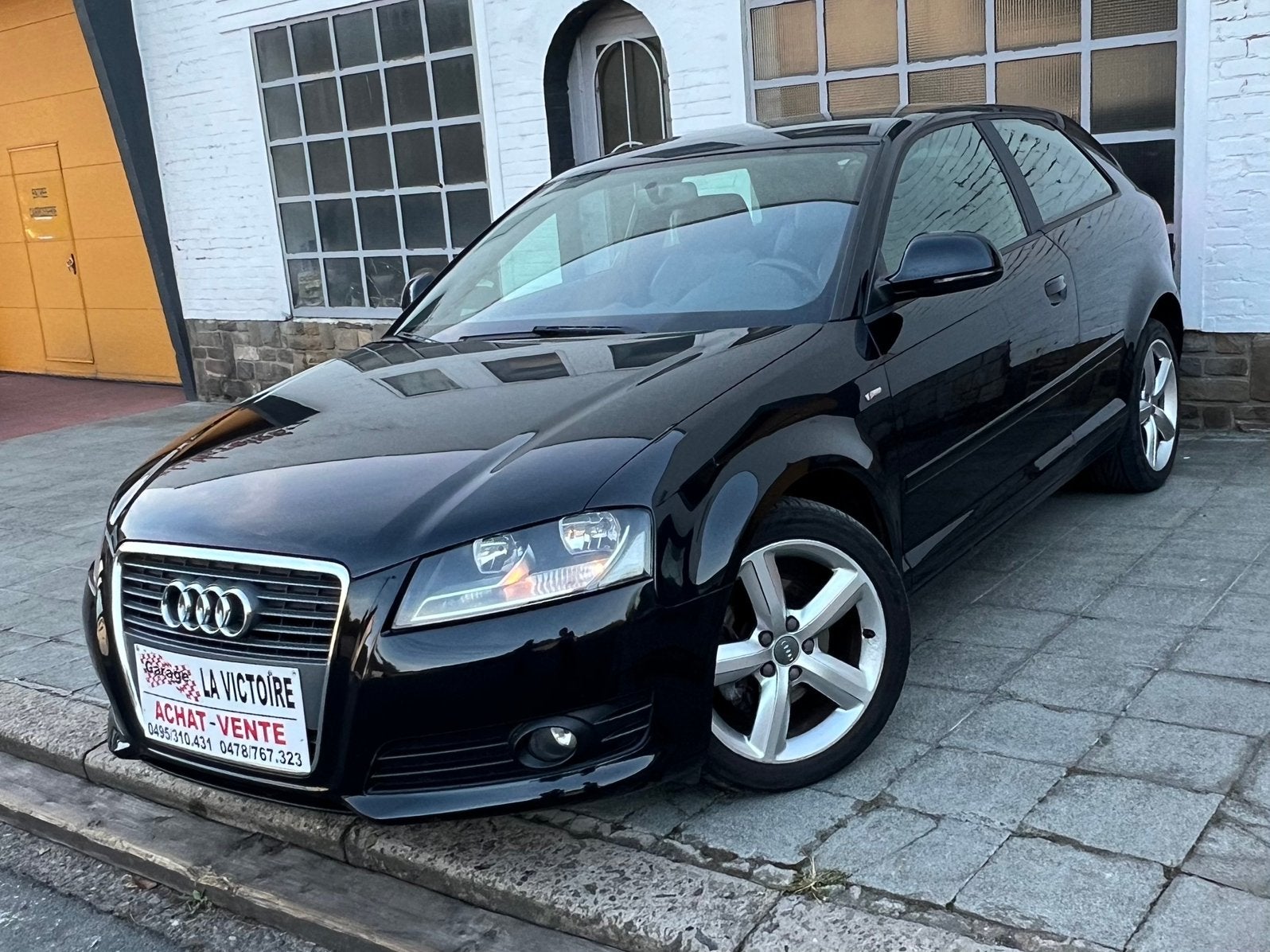 Audi A3 S-Line 3 portes 2.0TDi 2010année 100kw 0032478767323, Auto's, Zwart, 4 cilinders, Zwart, 115 g/km