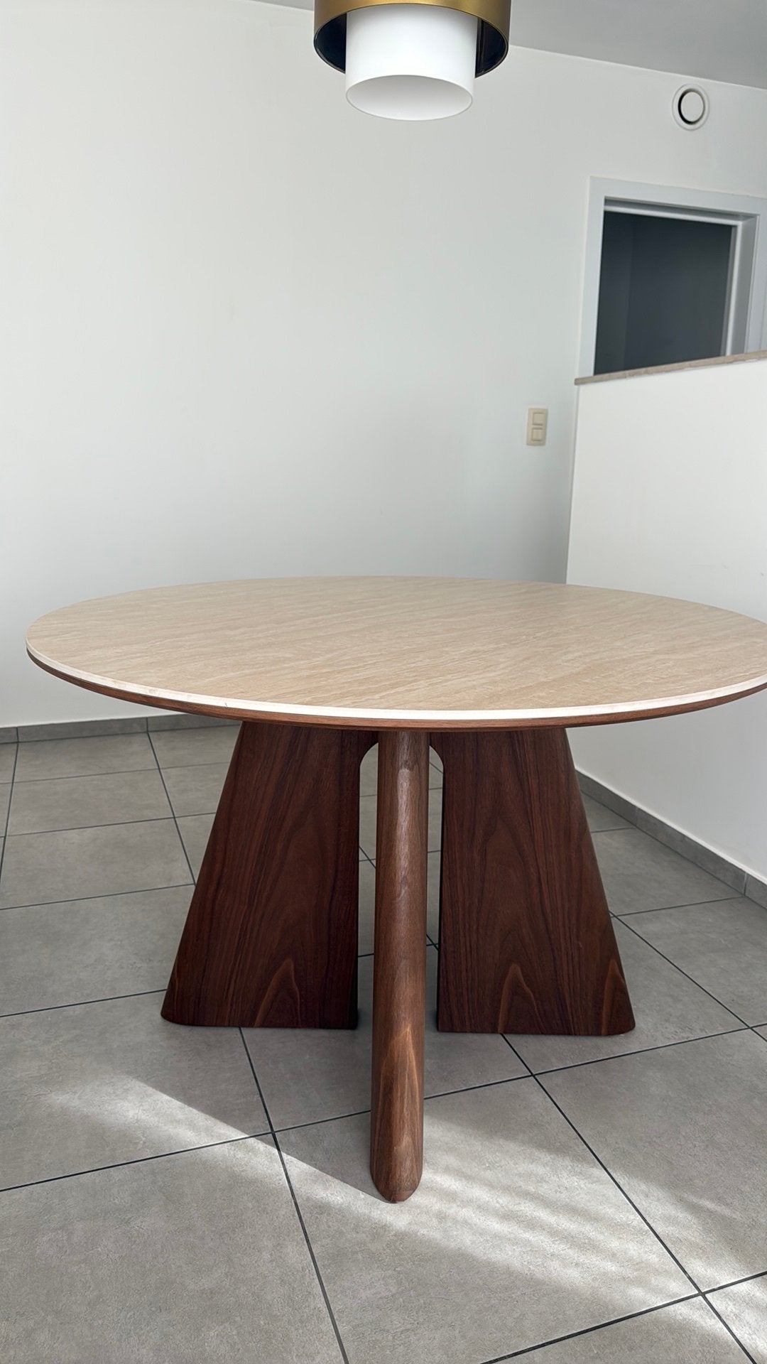 tafel, Huis en Inrichting, Rond, Nieuw, Ophalen of Verzenden, Vier personen