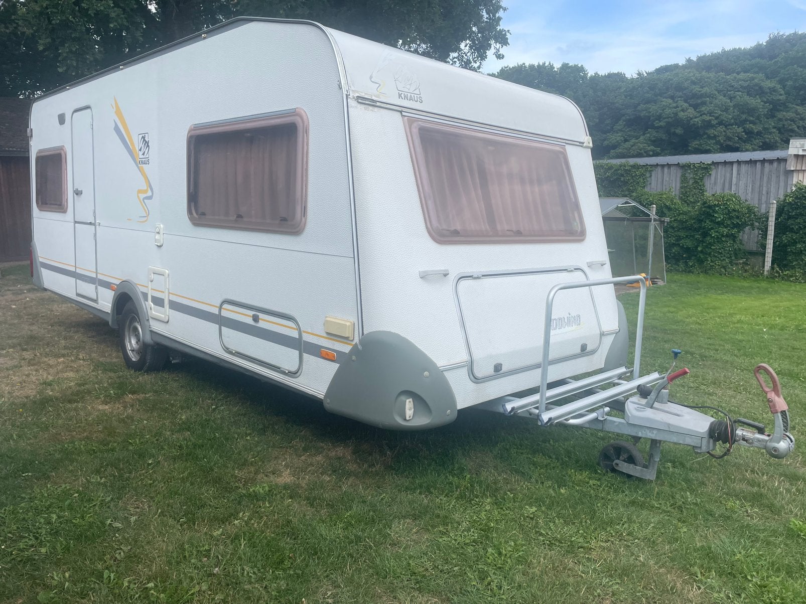6 persoons caravan Knaus met mover, Entreprise, Jusqu'à 6, Lits superposés, Poêle