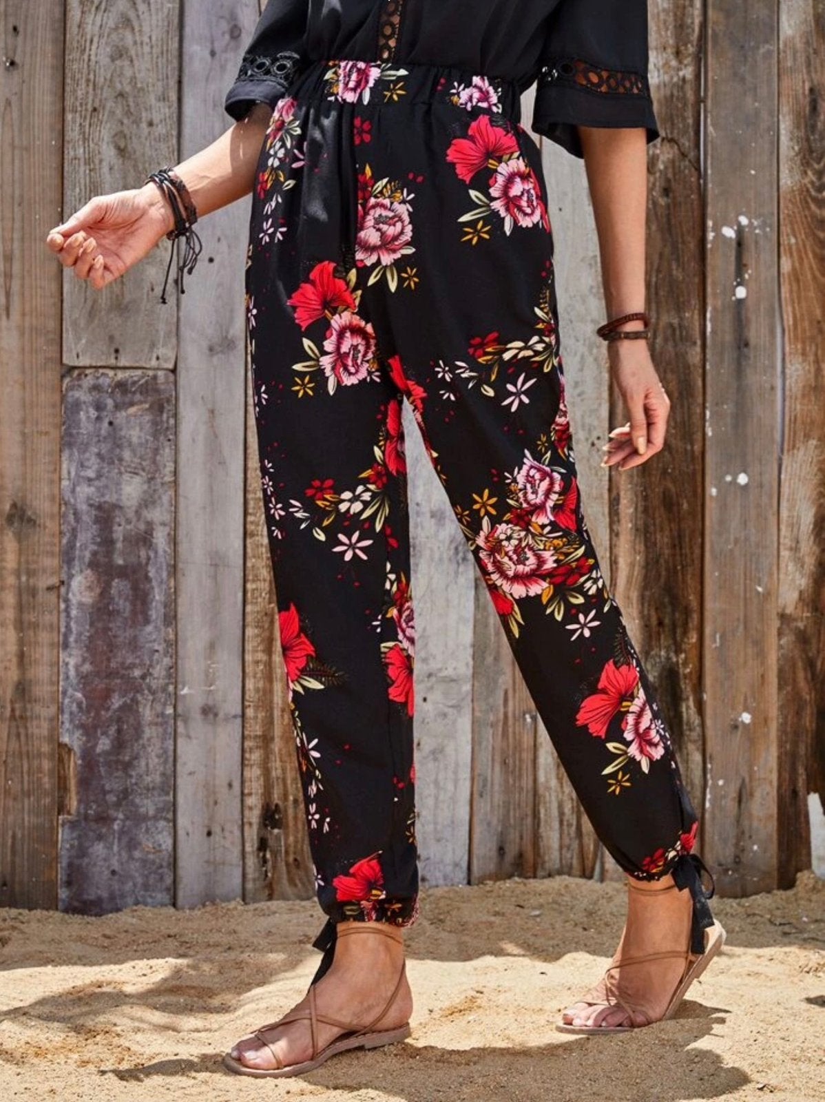 Broek maat L, Kleding | Dames, Ophalen of Verzenden, Nieuw, Maat 42/44 (L), Zwart